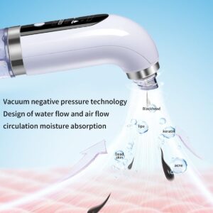 Popular Blackhead Remover Pore Vacuum Cleaner - PORTIGALIES USB Rechargeable Water Cycle Pore Cleanser 3 Adjustable Suction Modes 6 Suction Probe