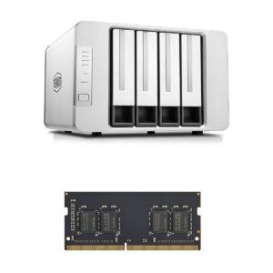 TERRAMASTER 2.5GbE NAS Server 4Bay F4-423 + 4GB DDR4 RAM