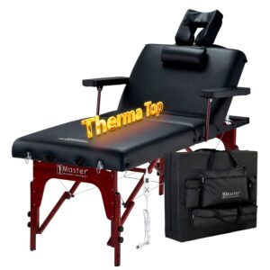 master massage equipment montclair salon spa beauty therma top, black