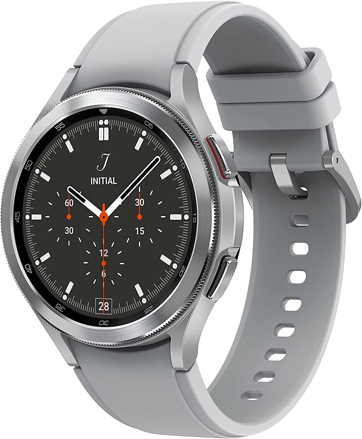 Samsung Galaxy Watch4 Classic Stainless Steel Smartwatch 46mm BT Silver - SM-R890NZSAXAA