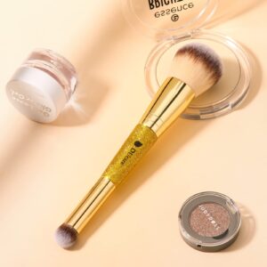 DUcare Makeup Brushes Double Ended Foundation Powder Brush Concealer Brush Perfect for Rounded Taperd Liquid, Cream, Powder,Blending, Buffing