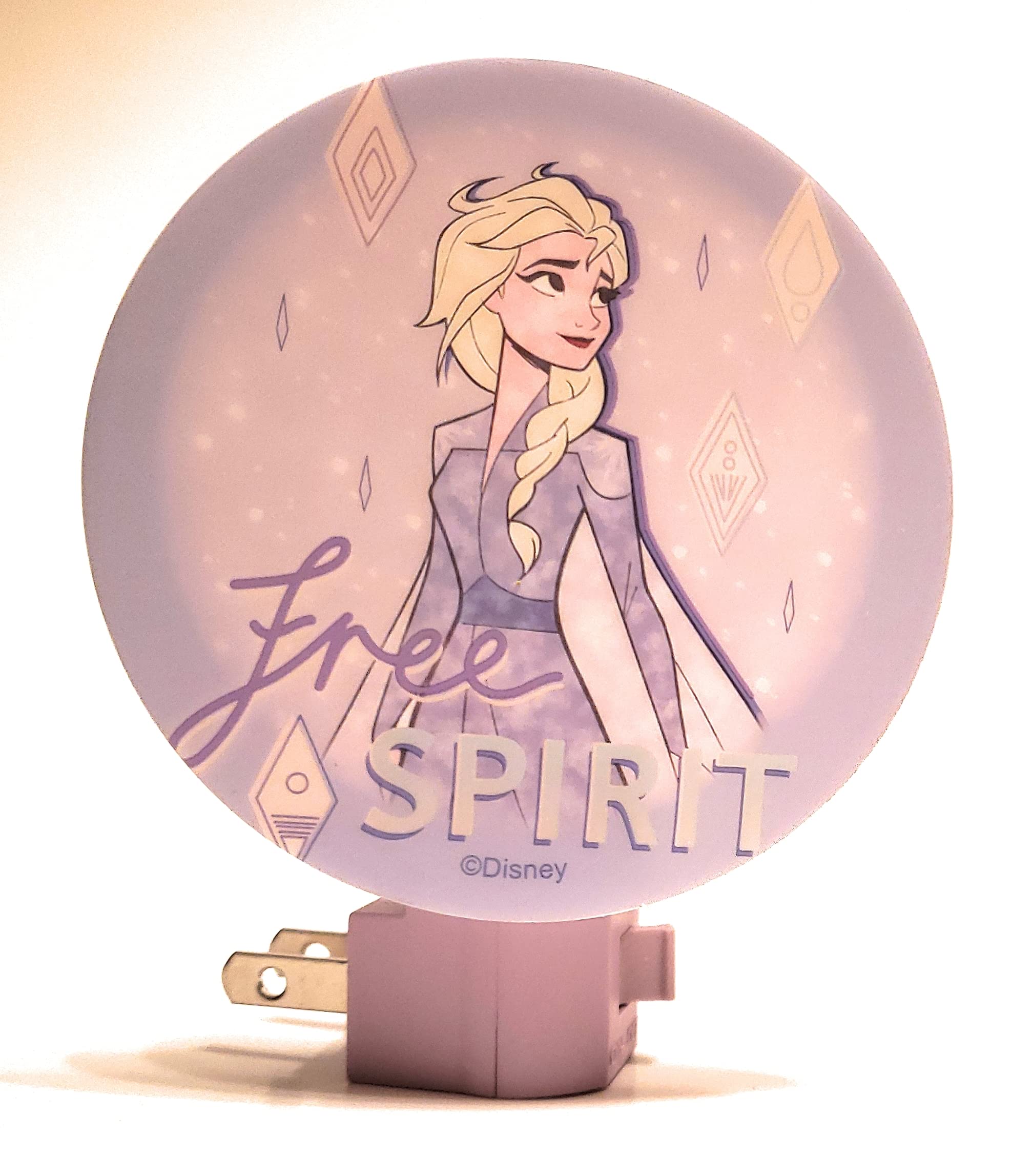 Disney Frozen Licensed Character LED Nightlight - Elsa Free Spirit Edition