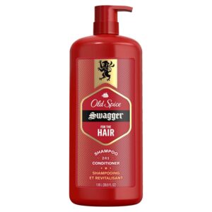 old spice swagger 2 in1 shampoo and conditioner for men (39.9 fluid ounce)