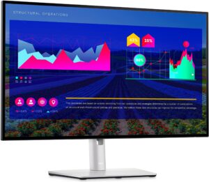 dell ultrasharp 27 monitor (u2722d) 27-inch qhd with 2560x1440 resolution, comfortview plus, infinity edge