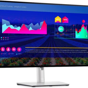 Dell UltraSharp 27 Monitor (U2722D) 27-inch QHD with 2560x1440 Resolution, Comfortview Plus, Infinity Edge