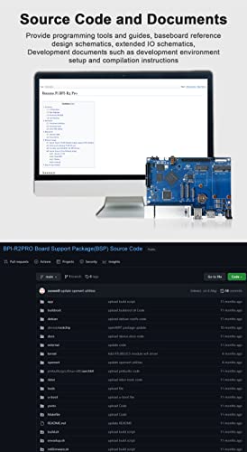 youyeetoo BPI R2 Pro Open Source Smart Router Developement Board by RK3568 0.8TOPS 2G LPDDR4 16G EMMC 5 Gigabit Port OpenWRT Linux for IOT NAS Smart Home Gateway (with Power)