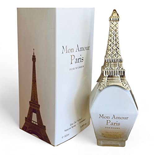 MON AMOUR PARIS - DONNA BELLA ITALIA by Fragrance Couture - Eau de Parfum Spray for Women, Wonderful Gift, Feminine, Daytime and Casual Use, for all Skin Types, a Classic Bottle, 3.06 Fl Oz