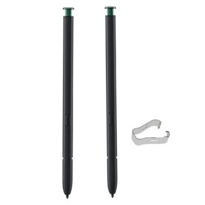 2 pack for s22 ultra pen replacement for samsung galaxy s22 ultra 5g, galaxy s22 ultra stylus s pen +tweezer withoutbluetooth(green)