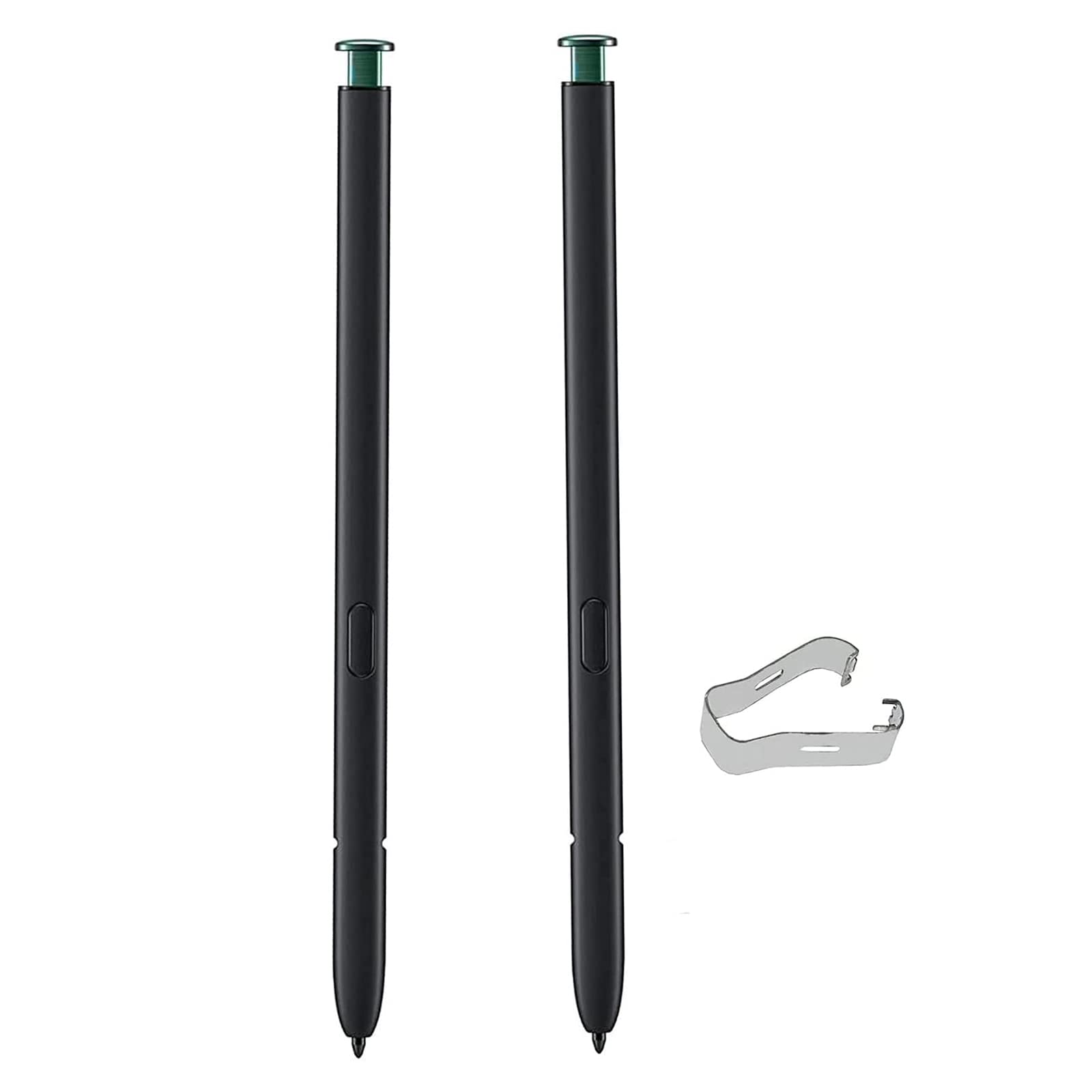 2 Pack for S22 Ultra Pen Replacement for Samsung Galaxy S22 Ultra 5G, Galaxy S22 Ultra Stylus S Pen +Tweezer withoutBluetooth(Green)