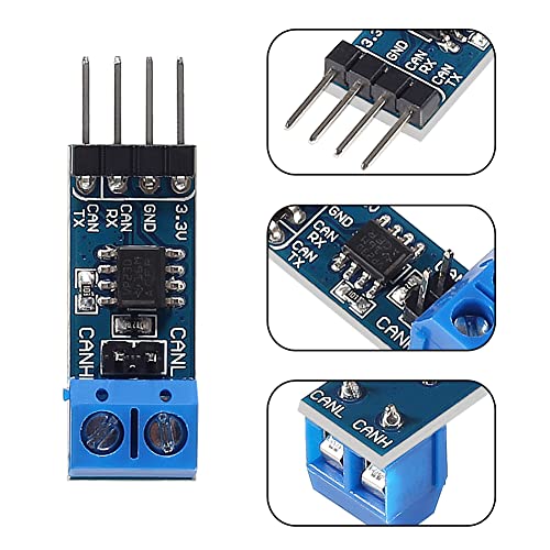 ALMOCN 3pcs SN65HVD230 CAN Board Connecting MCUs to CAN Network Features ESD Protection Communication Evaluation Development Board 3.3V for Arduino