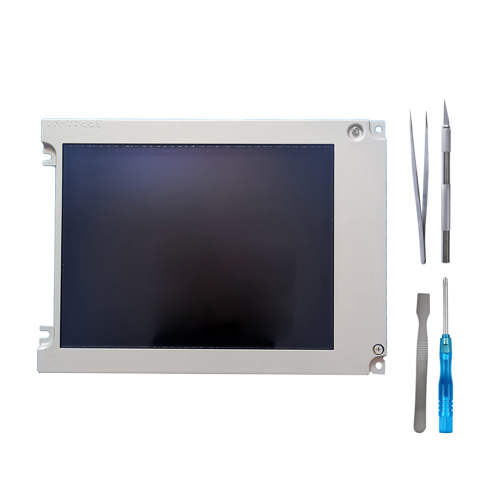 JayTong LCD Display for KYOCERA KCS057QV1AJ-G39 5.7 inch 320×240 LCD Screen Module Replacement with Tools