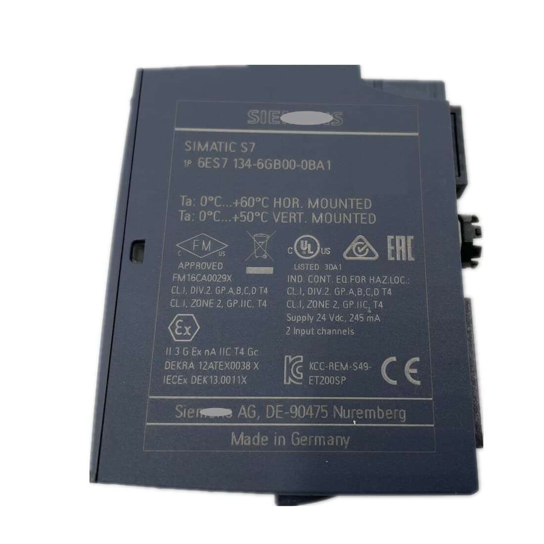 6ES7 134-6GB00-0BA1 SIMATIC ET 200SP Input Module 6ES7134-6GB00-0BA1 Sealed in Box 1 Year Warranty