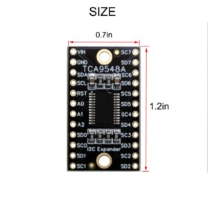 Treedix TCA9548A I2C Multiplexer Breakout Board 8 Channel Expansion Board with pi Header for Arduino