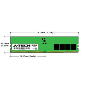 A-Tech 32GB RAM Replacement for Hynix HMCG88MEBUA084N | DDR5 4800 MHz PC5-38400 1.1V DIMM 288-Pin Non-ECC Memory Module