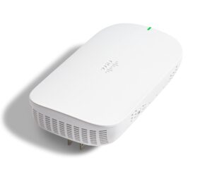 cisco business 151axm wi-fi 6 2x2 mesh extender - wall outlet, 3-year hardware protection (cbw151axm-b-na) | requires cisco business 150ax access points