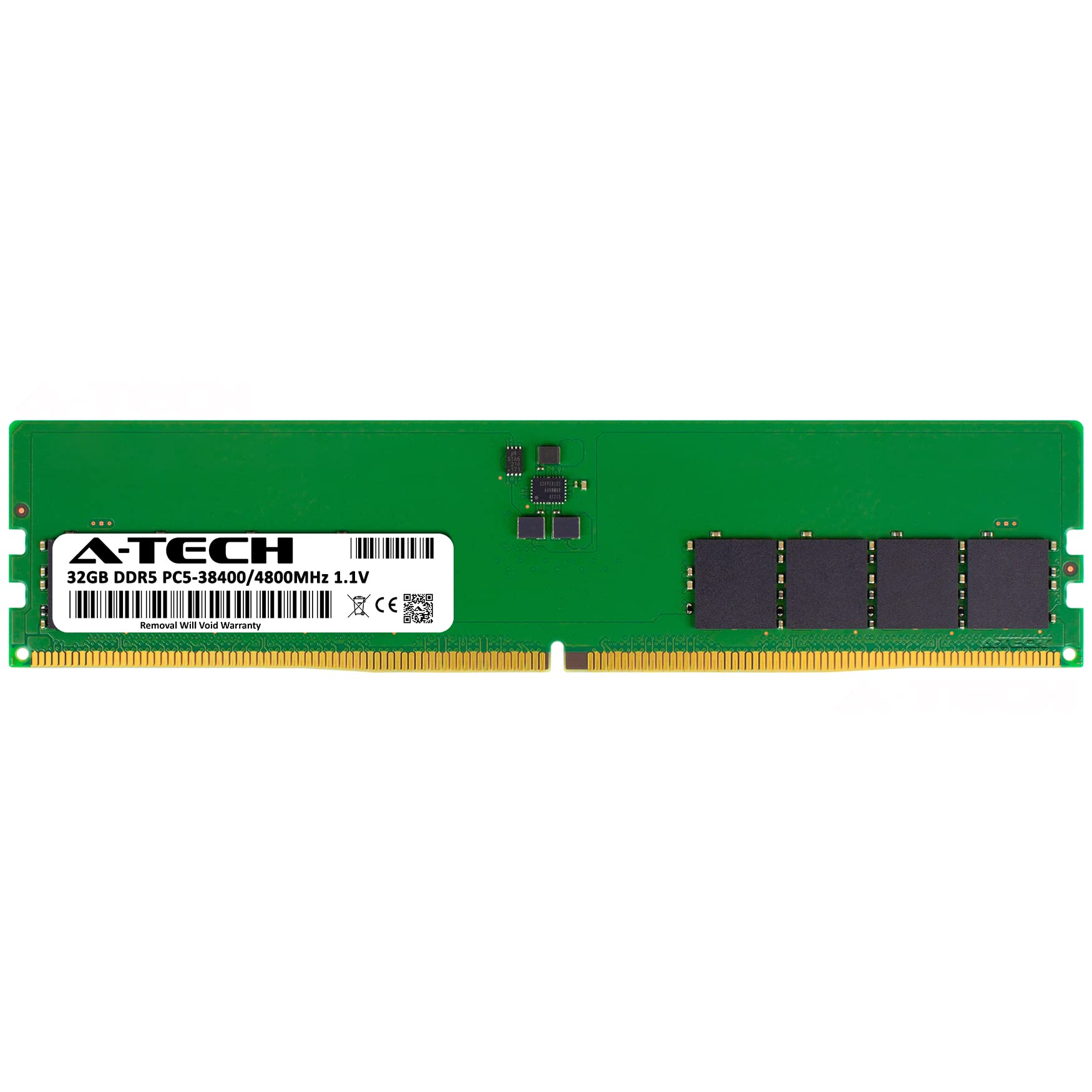 A-Tech 32GB RAM Replacement for Micron MTC16C2085S1UC48BA1 | DDR5 4800 MHz PC5-38400 1.1V DIMM 288-Pin Non-ECC Memory Module