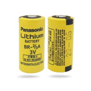 STEPMAX 2 Pack BR-2/3A BR-2/3ASSP 3V 1200mAh PLC Lithium Battery, Replacement for FANUC A98L-0031-0006