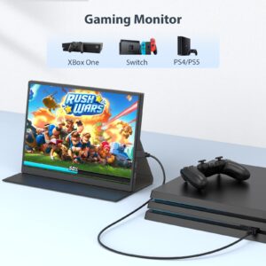 Eyoyo Portable Monitor, Small Monitor 10.5” USB C Monitor FHD 1920x1280 Travel Monitor External Second Monitor for Laptop 100% SRGB Tiny IPS Display HDMI Gaming Monitor