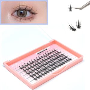 lash extensions kit d curl individual lashes natural 3d effect lashes set reusable eyelash strip mixed individual faux mink lash clusters extensions