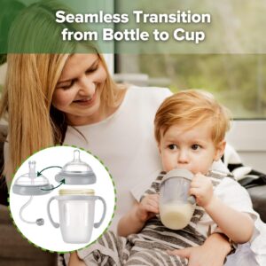 haakaa Weighted Straw Replacement Silicone 1pc, for Gen. 3 Manual Breast Pump Baby Bottle Sippy Cup Conversion Attachment