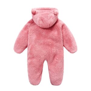 Baby Girls Snowsuit Infant Bear Snow Suits For Toddler Clothes 6-9 Months Coat