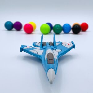 Novelty Thumb Drive - Cute USB Drive 16GB - Fighter USB Drive - Trendy USB (Blue Fighter Plane)