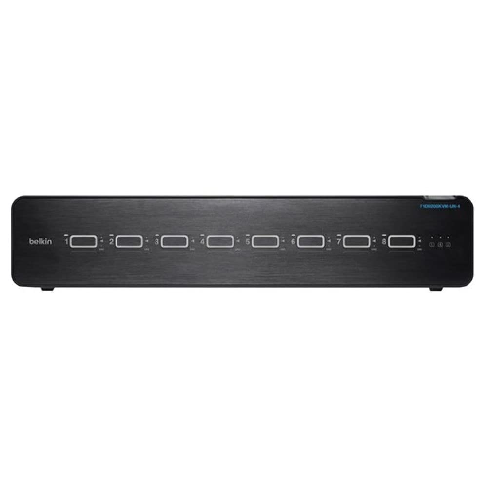 Belkin Universal 2nd Gen Secure KVM Switch, 8-Port Dual Head w/ CAC