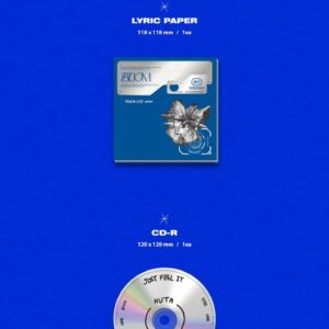 DREAMUS BTOB Lee Minhyuk HUTA Boom 2nd Album Jewel Version CD+1p Poster+Booklet+Lyric Paper+1p PhotoCard+Tracking Sealed