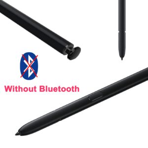 2 Pack Black S22 Ultra S Pen Replacement for Samsung Galaxy S22 Ultra Stylus Pen 5G SM-S908U S22 Ultra Stylus Pen (WithoutBluetooth) + Eject Pin (Phantom Black)