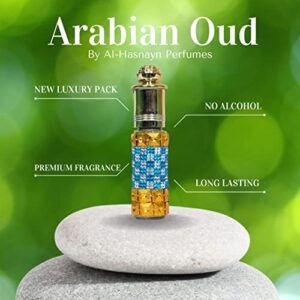 ARABIAN OUD UNISEX Cologne Perfume Essential oil Roll-On (Limited Edition) 6ml Alcohol Free Natural Sweet Oud Perfumes Fragrance | Long Lasting | Gifts for men WOMEN | (ARABIAN OUD)