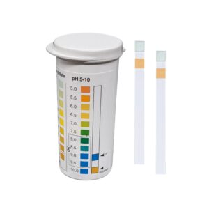 molybdate two pad test strip 0-350+ ppm & ph 5-10 [vial of 25 strips]