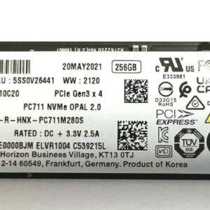 SK Hynix 256GB PCIe NVMe M.2 2280 SSD Internal Solid State Drive HFM256GDJTNG-8310A OEM Package