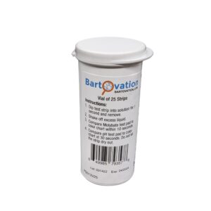 Molybdate Two Pad Test Strip 0-350+ ppm & pH 5-10 [Vial of 25 Strips]