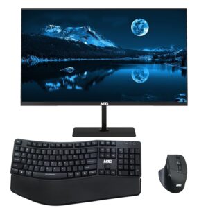 techmagnet all in one desktop computer, cheetah 4, intel core i5 4th gen 2.9ghz, 16gb ddr3, 480gb ssd, new 24 inch led, mtg wireless ergonomic keyboard mouse, wifi, windows 10 pro (renewed)