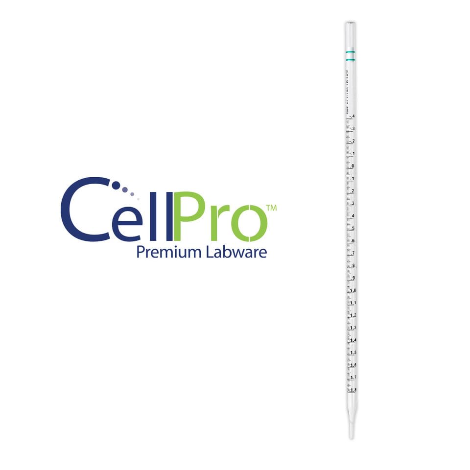 CellPro™ Serological Pipetts, Sterile, Individually Wrapped, Resealable Bulk Bagged (2ml, 300)