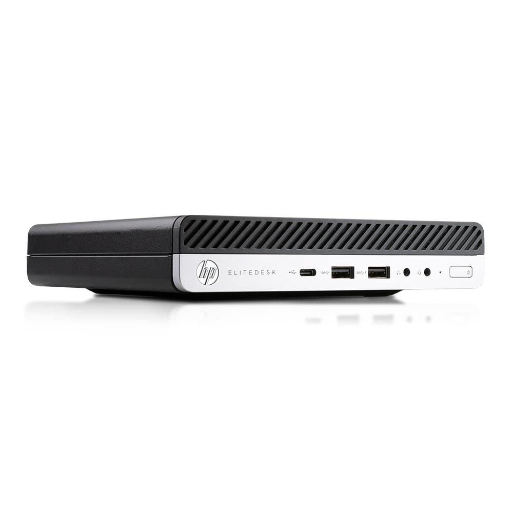 HP EliteDesk 800 G3 Mini Desktop PC High Performance Intel i5-6500 up to 3.60GHz 16GB 256GB NVMe SSD Built-in AX200 Wi-Fi 6 BT Wireless Keyboard and Mouse Win10 Pro (Renewed)