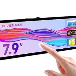 waveshare 7.9inch Capacitive Touch Display Compatible with Raspberry Pi 5/4B/3B+/3A+/CM3/3+/4 400×1280 Resolution IPS DSI Interface