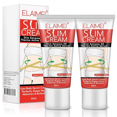 sefudun 2 Pack Hot Cream, Slimming Fat Burning Cream for Belly, Waist, & Buttocks. That Burns Moisturizing Firming - Goodbye Cellulite Women/Men Weight Loss, 60.0 milliliters