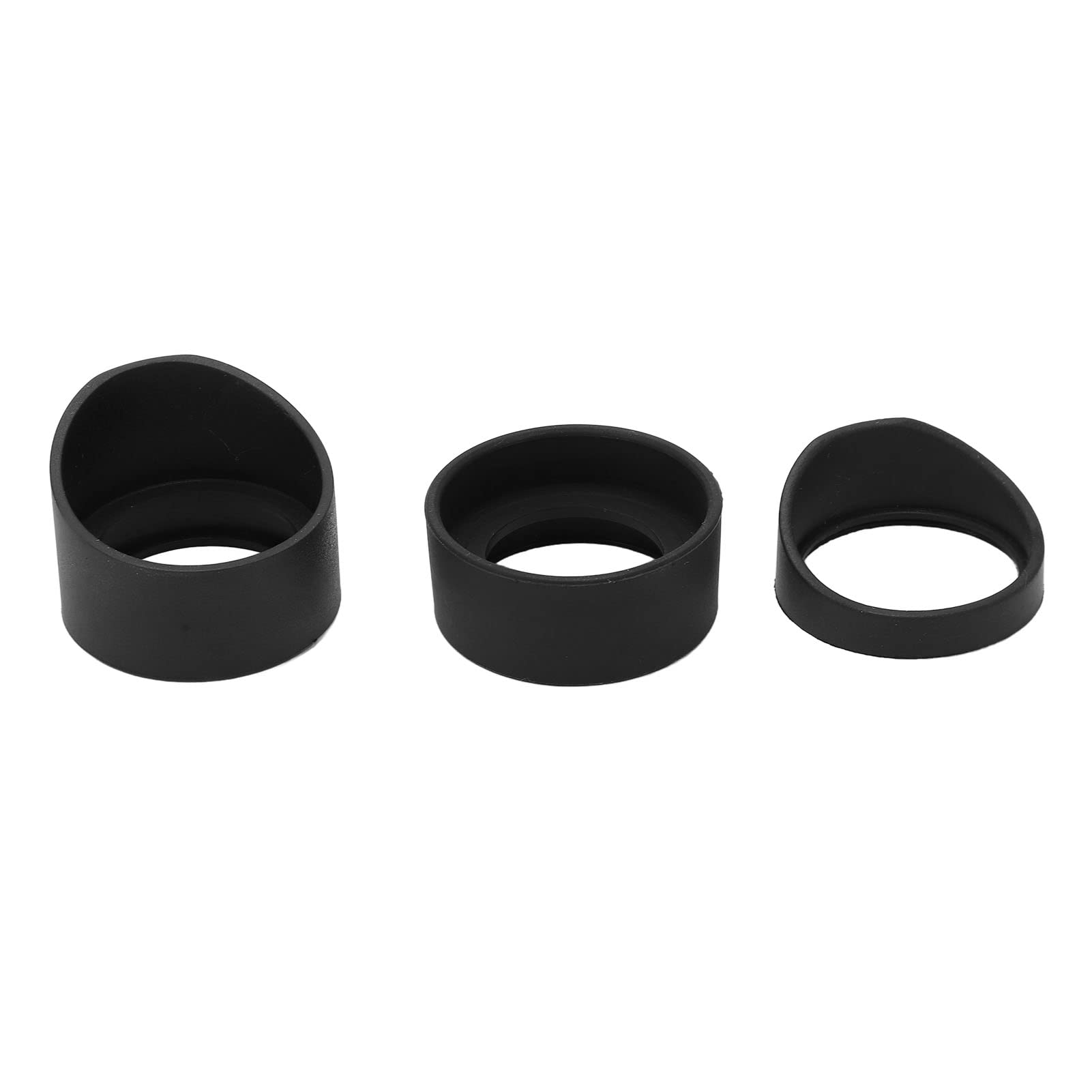 3pcs Rubber Eye Cover Guards Binocular Microscope Eyepiece Eye Cups for 32 to 35mm for AmScope SW ZM Microscope