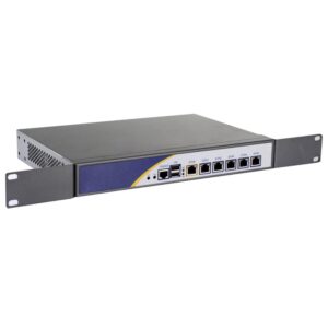 Micro Firewall Appliance, Mini PC, VPN, Router PC, Intel N5105, HUNSN RS03k, AES-NI, 6 x Intel I226-V 2.5Gbe, 2 x USB, COM, VGA, SIM Slot, Barebone, NO RAM, NO Storage, NO System