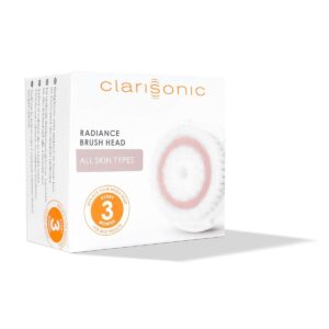 Clarisonic Radiance Facial Cleansing Brush Head Replacement | Compatible with Mia 1, Mia 2, Mia Fit, Alpha Fit, Smart Profile Uplift and Alpha Fit X, Pack of 1