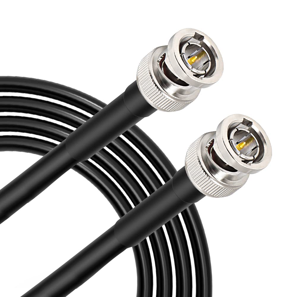 XRDS -RF SDI Cable 100FT, HD-SDI Cable 75 Ohm BNC Male to BNC Male Video Coaxial Cable for Video Surveillance Camera CCTV System