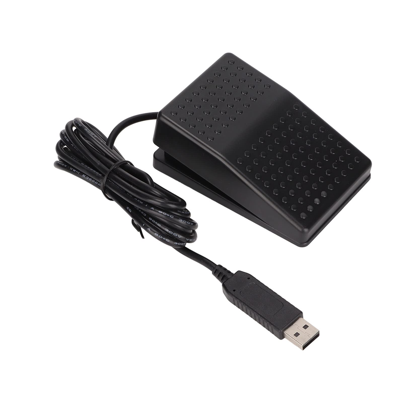 USB Foot Pedal Switch Gaming, One Key Control Program Computer Mouse Keyboard with Indicator Light, Pedal Mechanical Switch, for Zoom, Transcription Key Settings, Factory Testing, Instrument Control