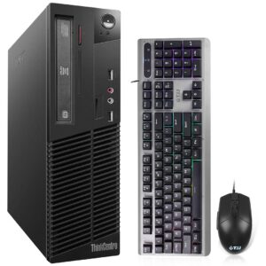 lenovo m73 sff computer desktop pc, intel core i7 processor, 16gb ram, new 1tb ssd, wifi, keyboard and mouse, windows 10 pro (renewed)