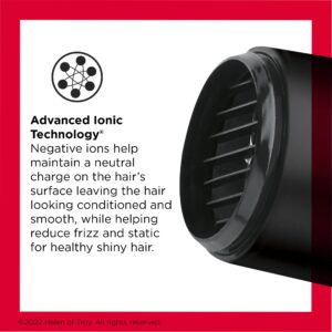 Revlon Turbo Hair Dryer | 1875 Watts of Maximum Shine, Fast Dry (Black)