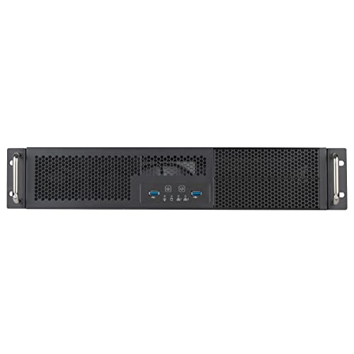 SilverStone Technology RM23-502-MINI 2U Dual 5.25'' Drive Bay Micro-ATX rackmount Server Chassis, SST-RM23-502-MINI