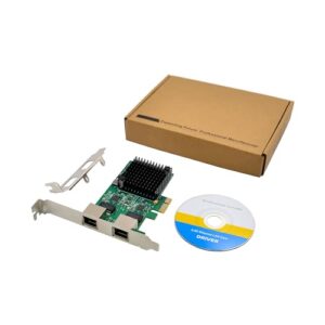 Dual-Port 2.5GBase-T PCIe Network Adapter RTL8125B 2500/1000/100Mbps PCI Express Gigabit Ethernet NIC Card RJ45 LAN Controller