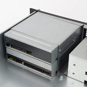 SilverStone Technology RM23-502-MINI 2U Dual 5.25'' Drive Bay Micro-ATX rackmount Server Chassis, SST-RM23-502-MINI