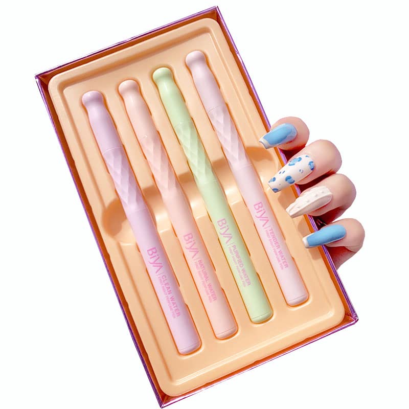 BYVUTE Solid Perfume Stick, 4 PCS Fruity and Floral Scent Fragrance Crayons Set for Women Girls