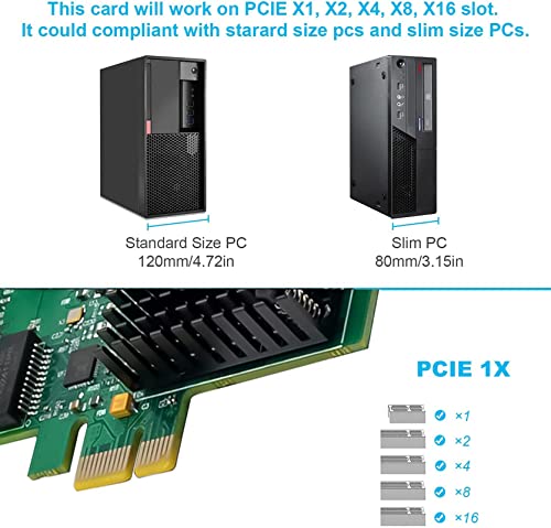 Dual-Port 2.5GBase-T PCIe Network Adapter RTL8125B 2500/1000/100Mbps PCI Express Gigabit Ethernet NIC Card RJ45 LAN Controller